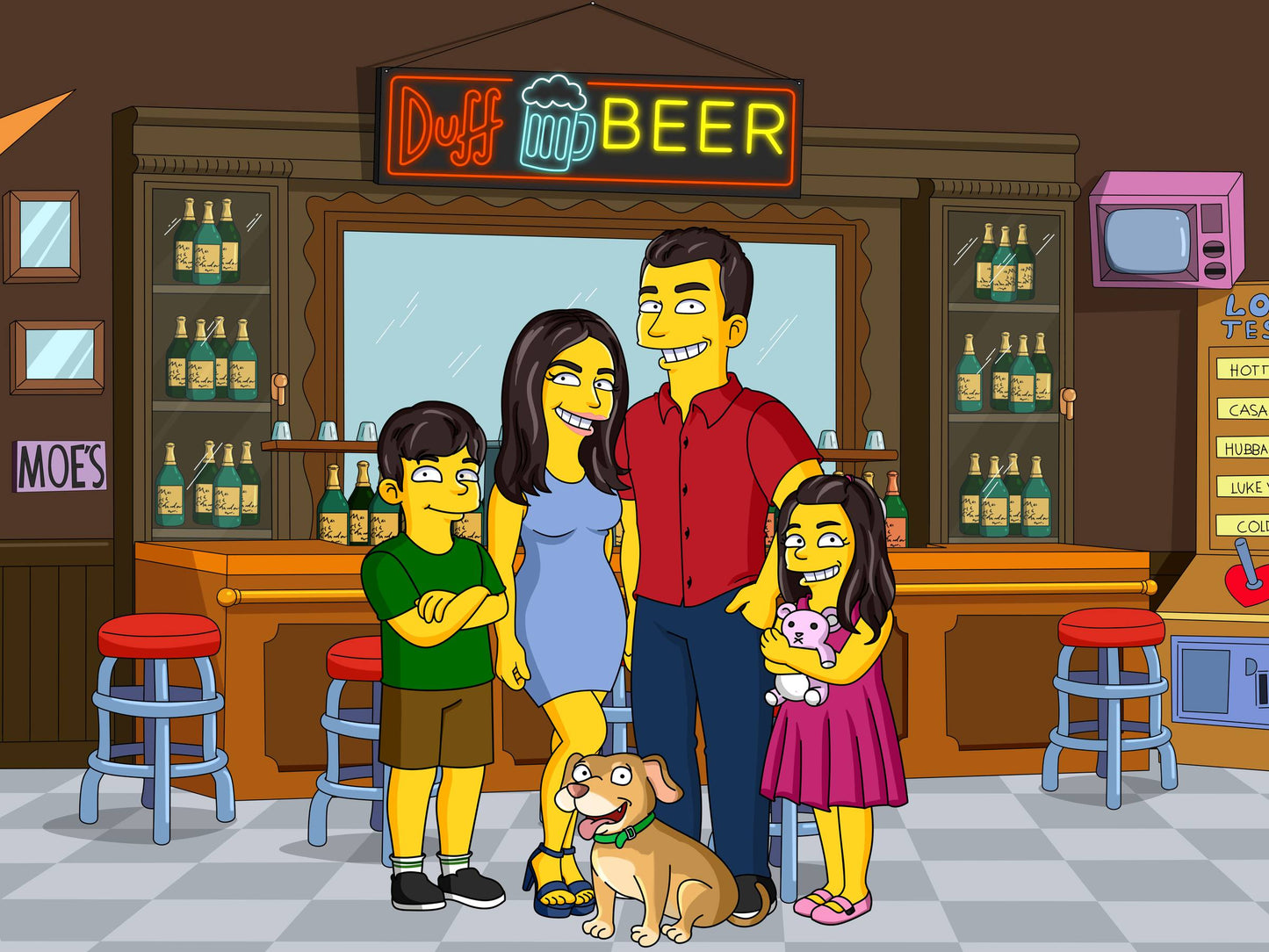FREE Mug With Your Turned Yellow Portrait - custom Simpsons-style cartoon art by Turned Yellow