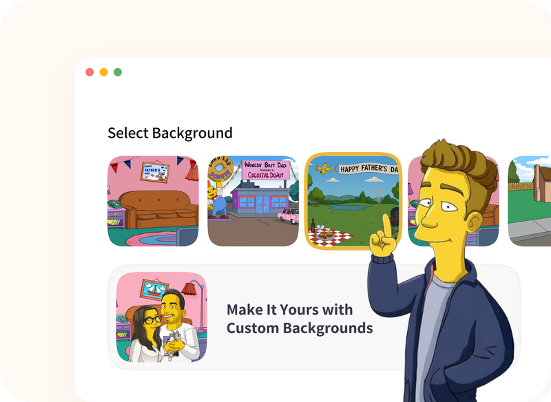 Pick Your Background & Options