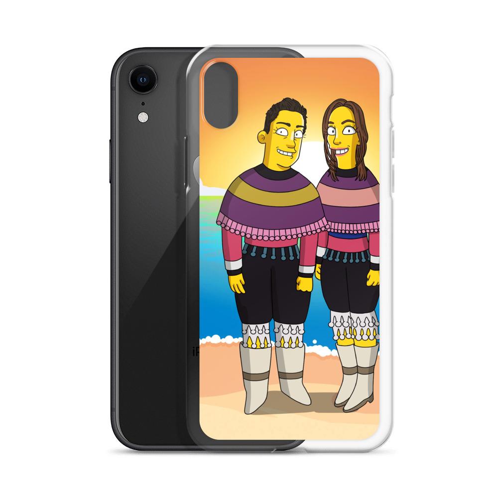 Custom Turned Yellow Portrait + iPhone Case