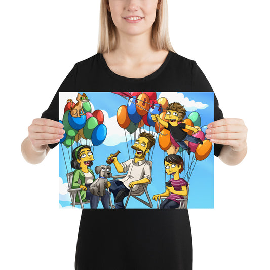 Custom Turned Yellow Portrait + Unframed Poster