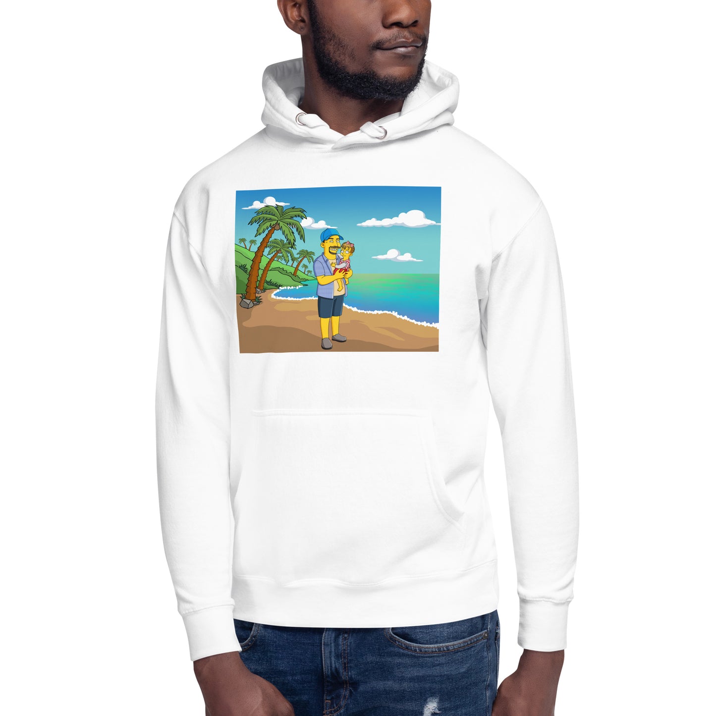 Custom Turned Yellow Portrait + Hoodie