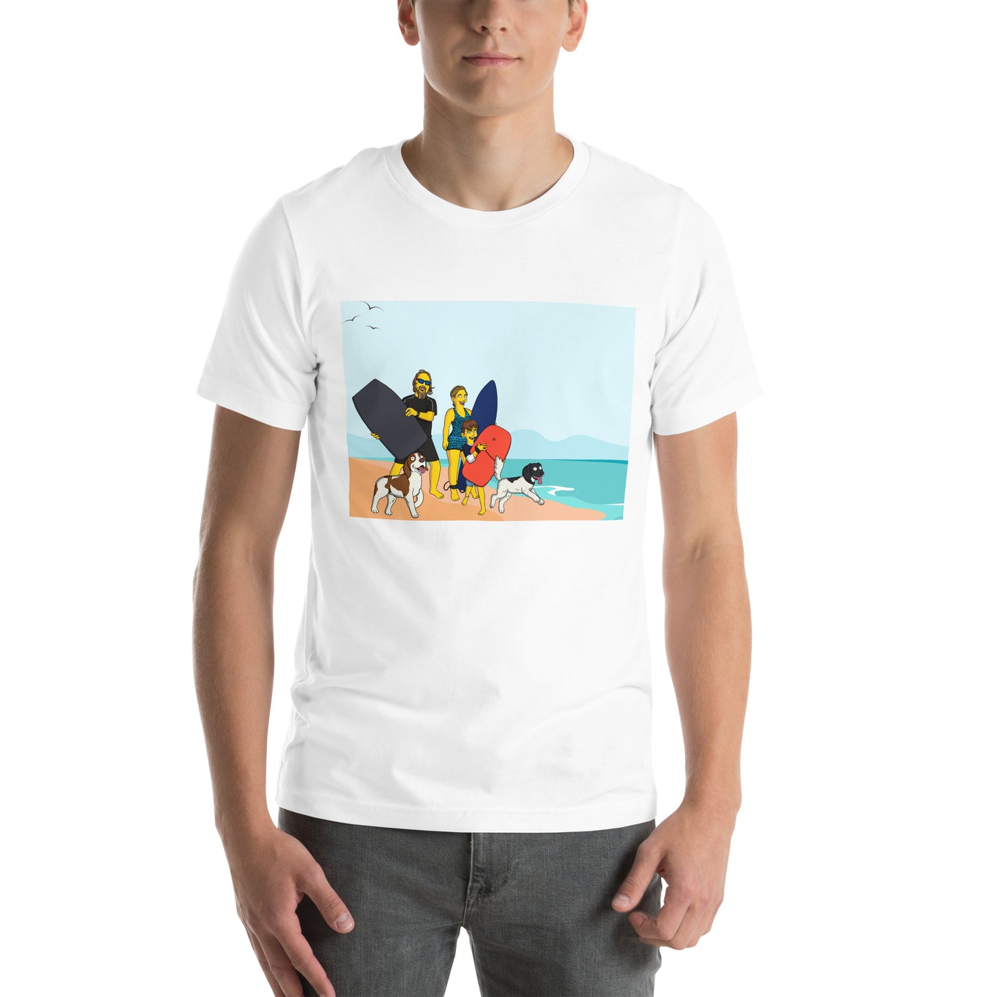 Custom Turned Yellow Portrait + T-Shirt