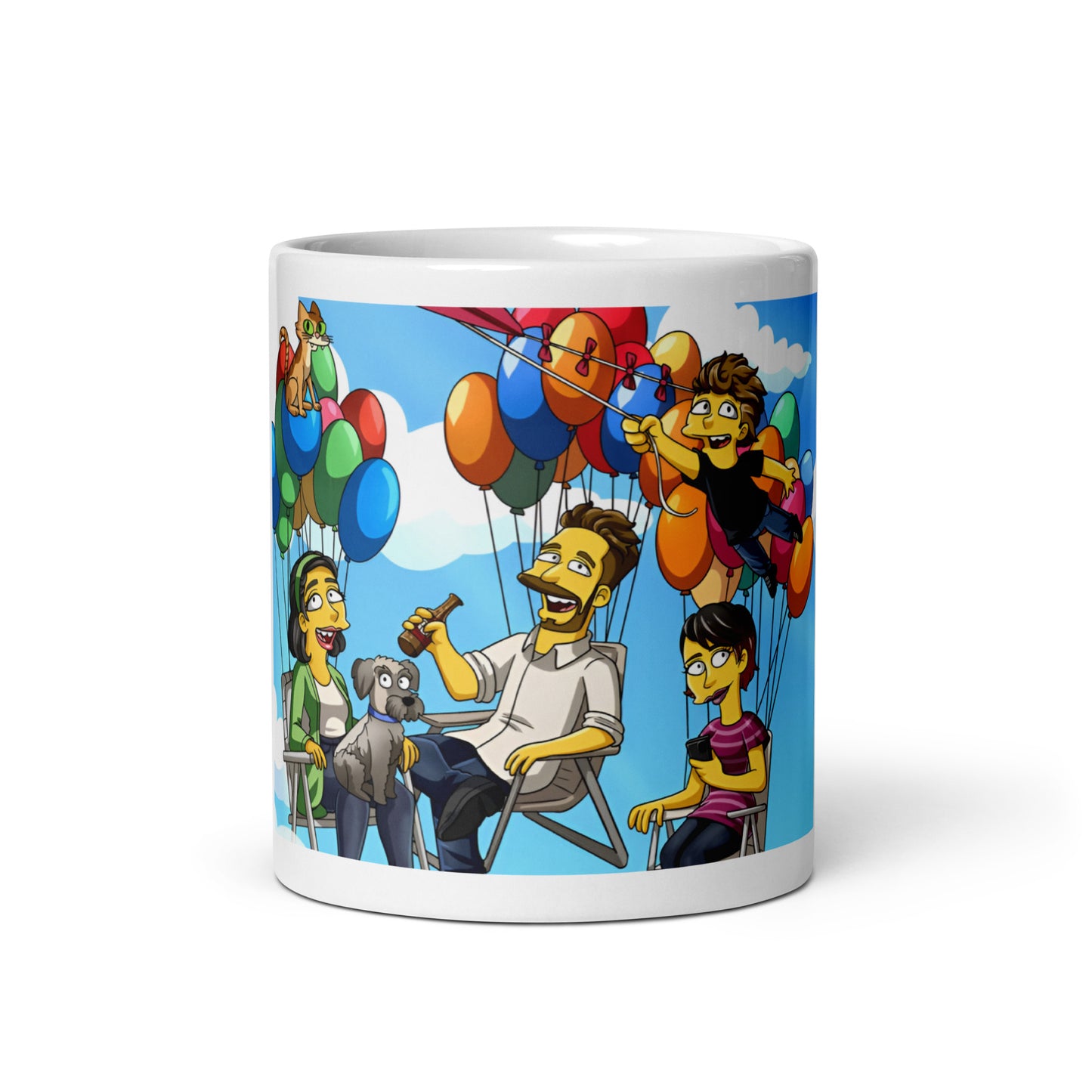 Custom Turned Yellow Portrait + Mug