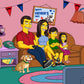 Turn Me Yellow! - custom Simpsons-style cartoon art by Turned Yellow