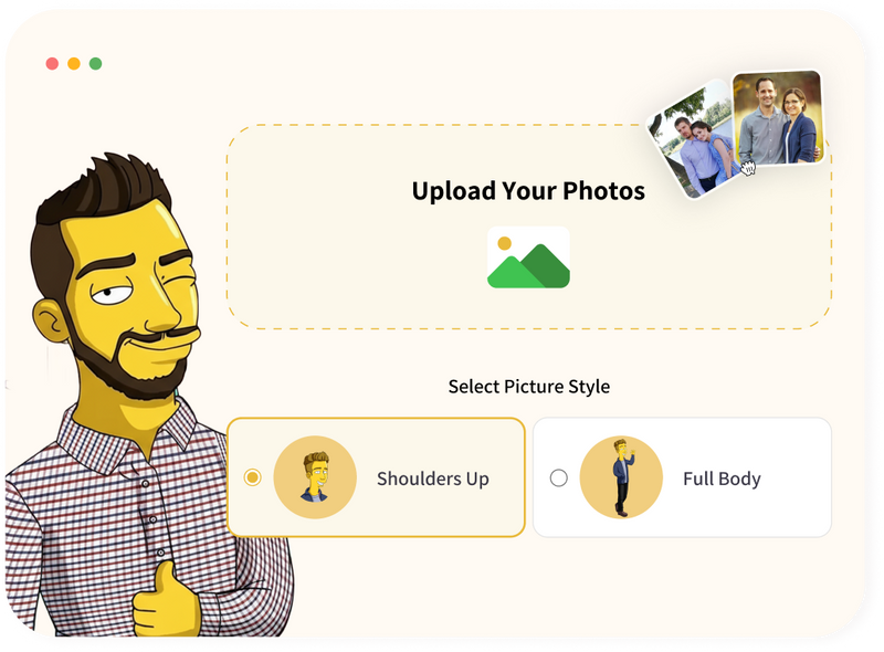 <p>Upload your photos & add your <strong>portrait customization details</strong></p>