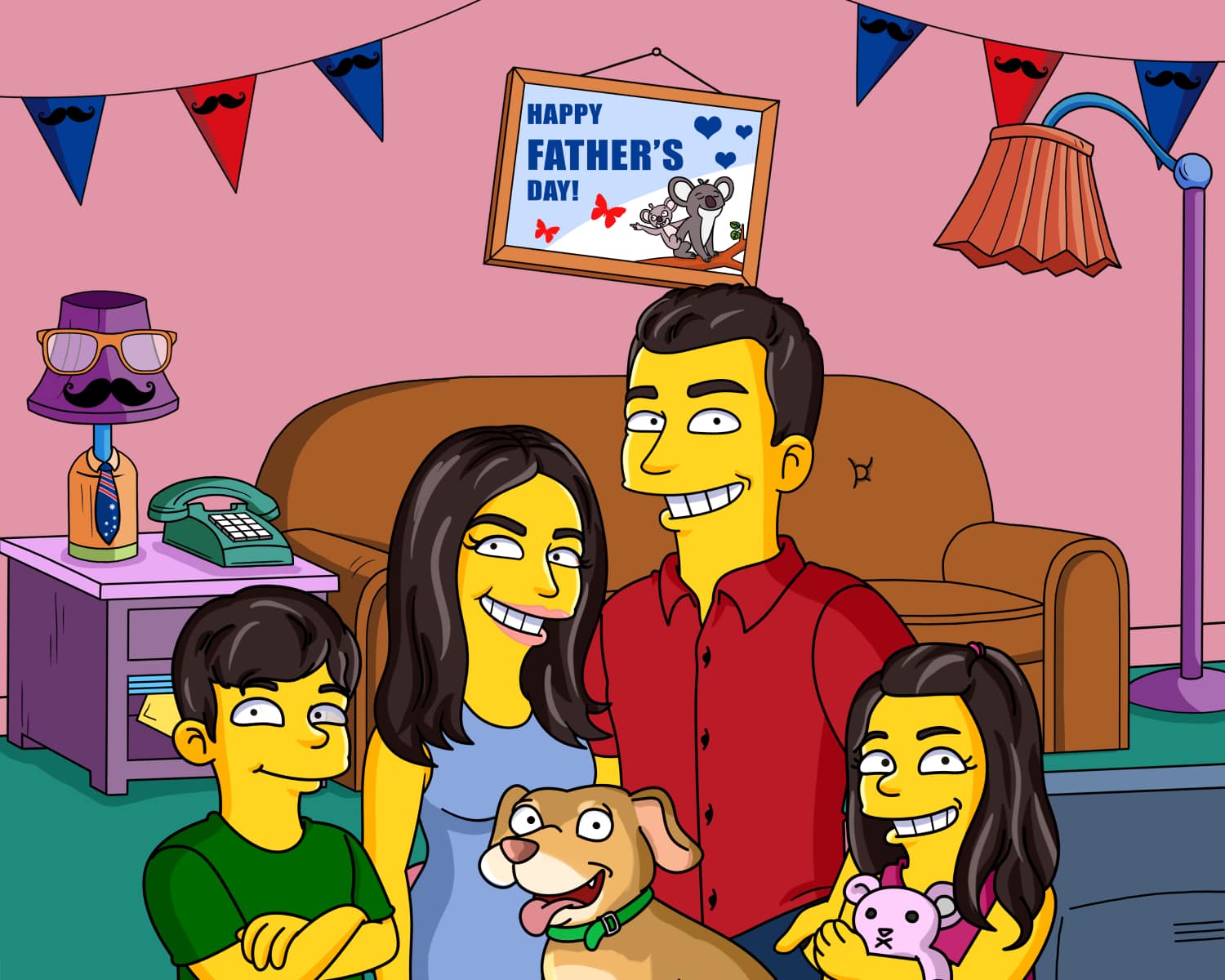 Turn Me Yellow! - custom Simpsons-style cartoon art by Turned Yellow