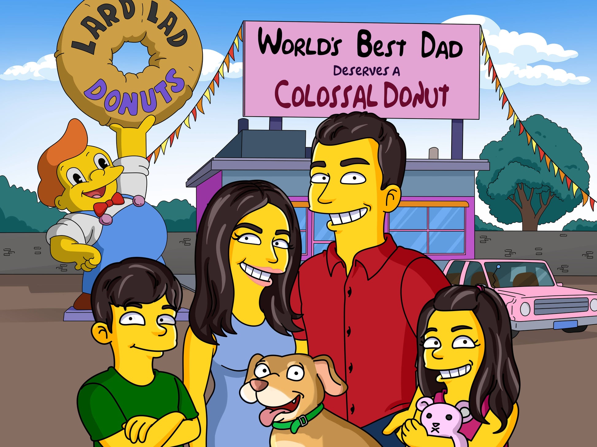Turn Me Yellow! - custom Simpsons-style cartoon art by Turned Yellow