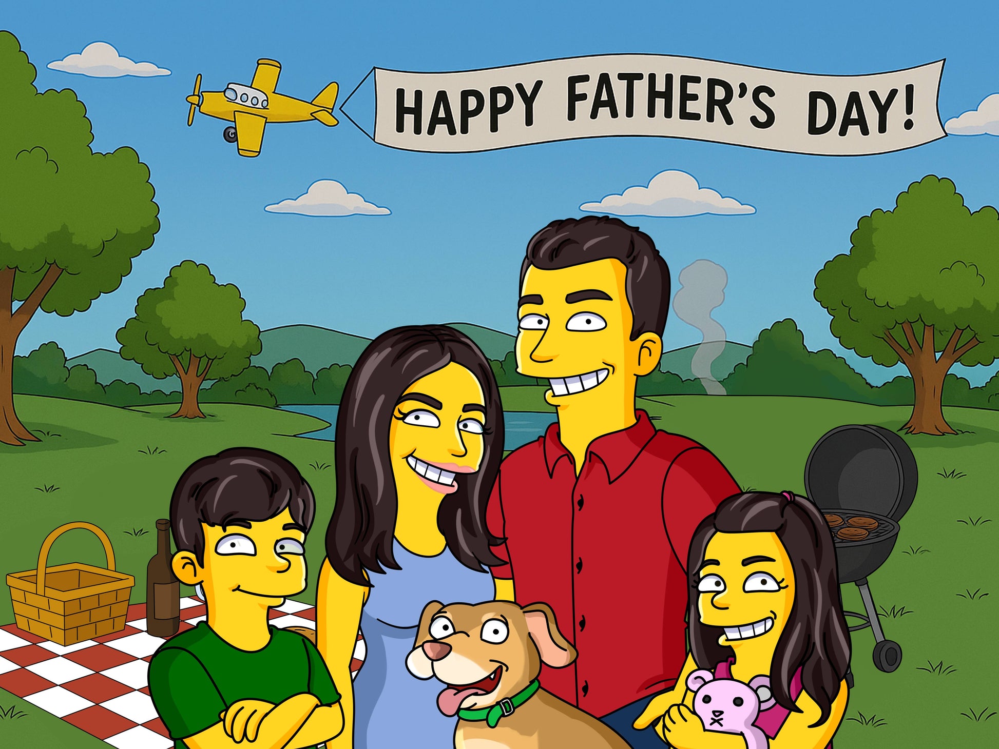Turn Me Yellow! - custom Simpsons-style cartoon art by Turned Yellow