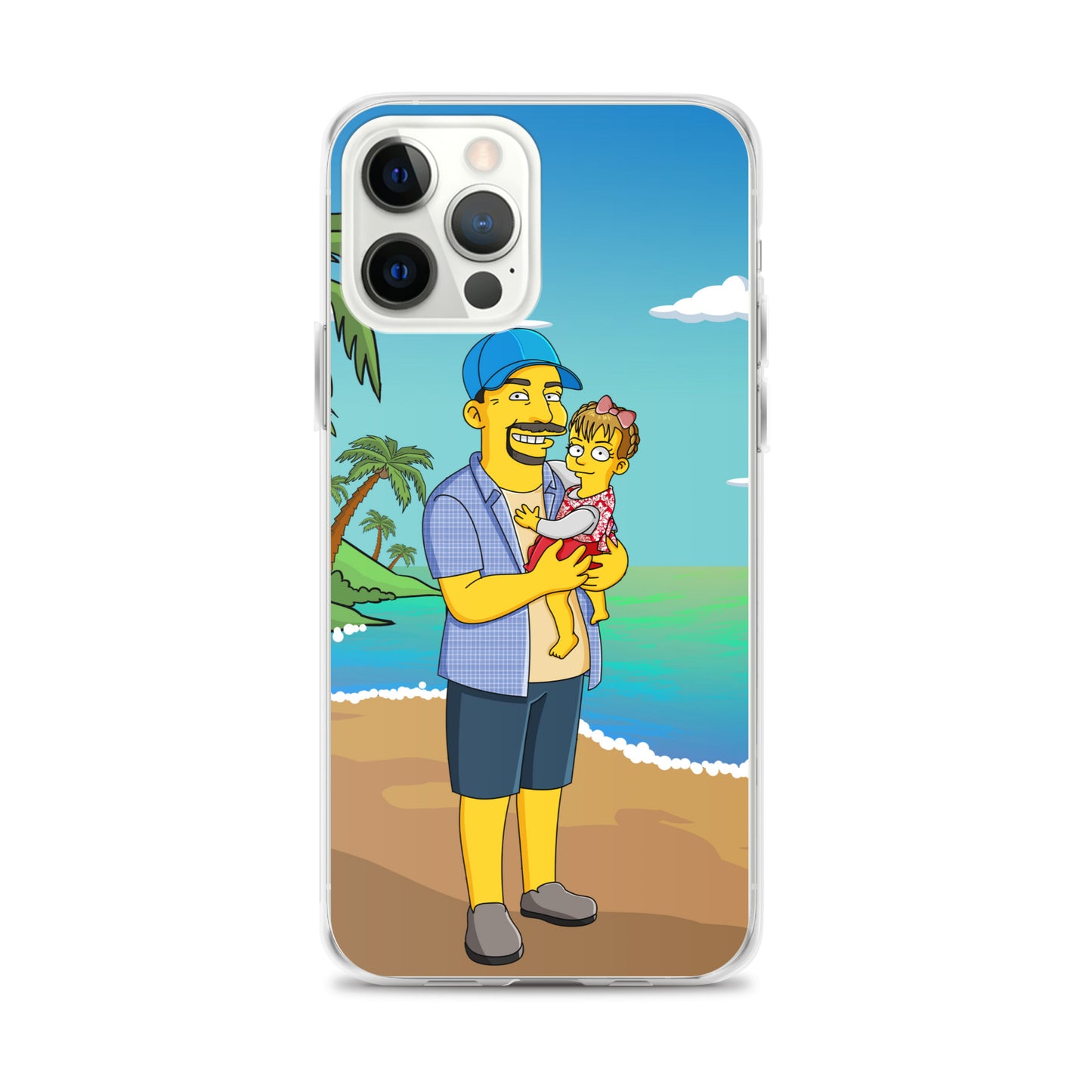 Custom Turned Yellow Portrait + iPhone Case