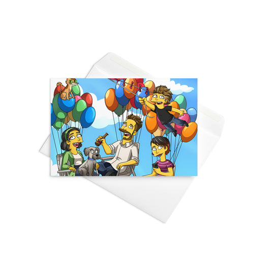 Custom Turned Yellow Portrait + Greeting Cards