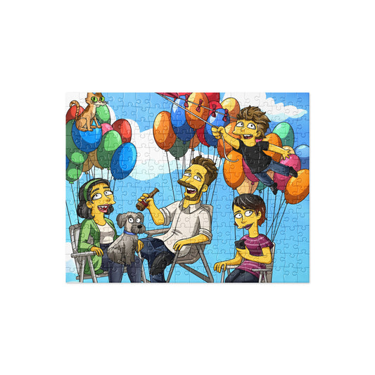 Custom Turned Yellow Portrait + Puzzle