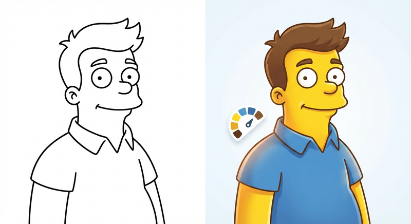 Color and light step