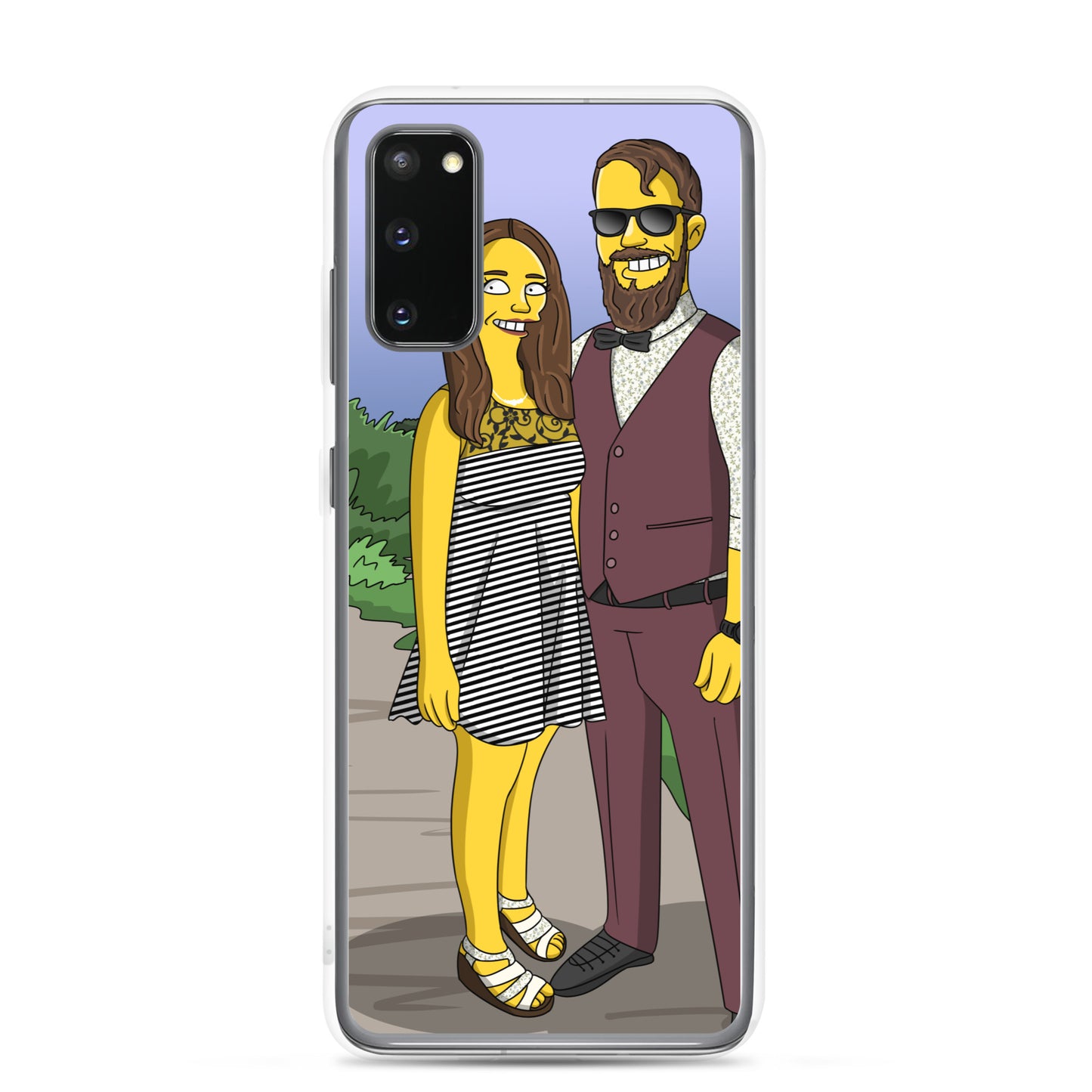 Custom Turned Yellow Portrait + Samsung Case