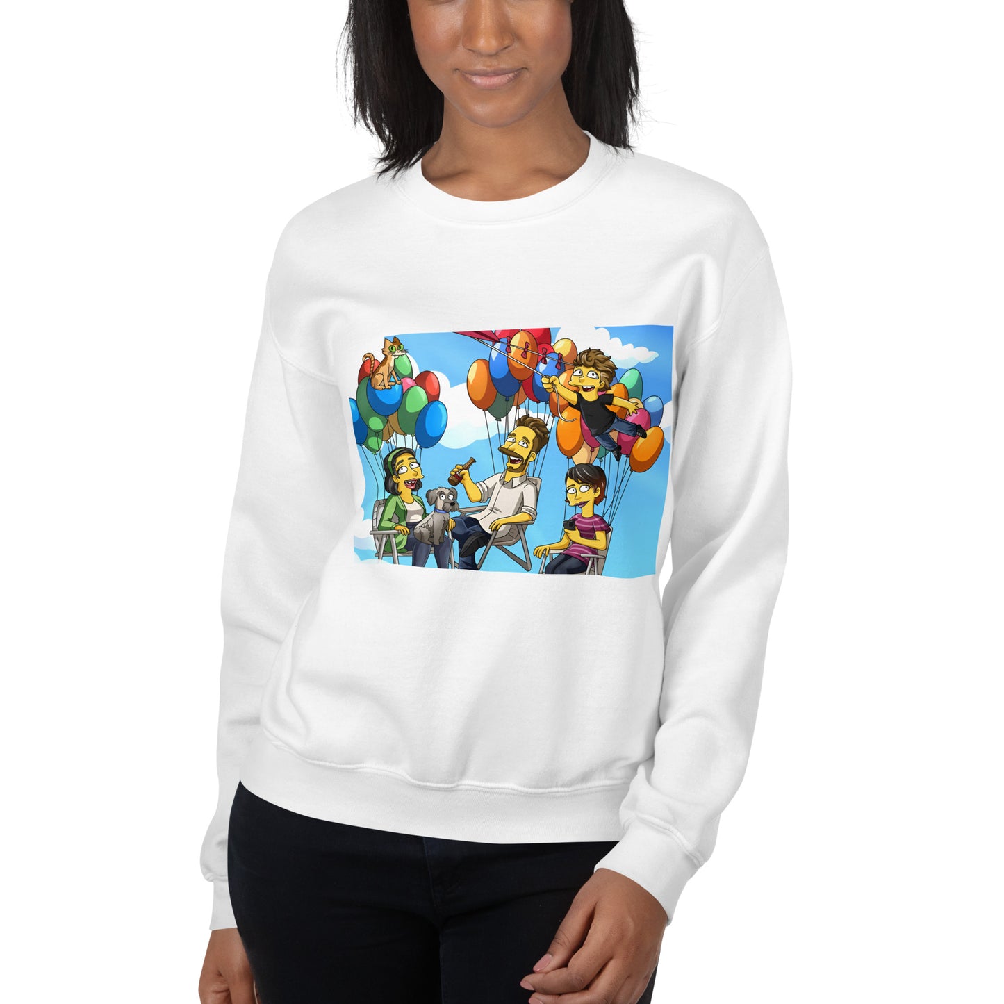 Custom Turned Yellow Portrait + Sweatshirt
