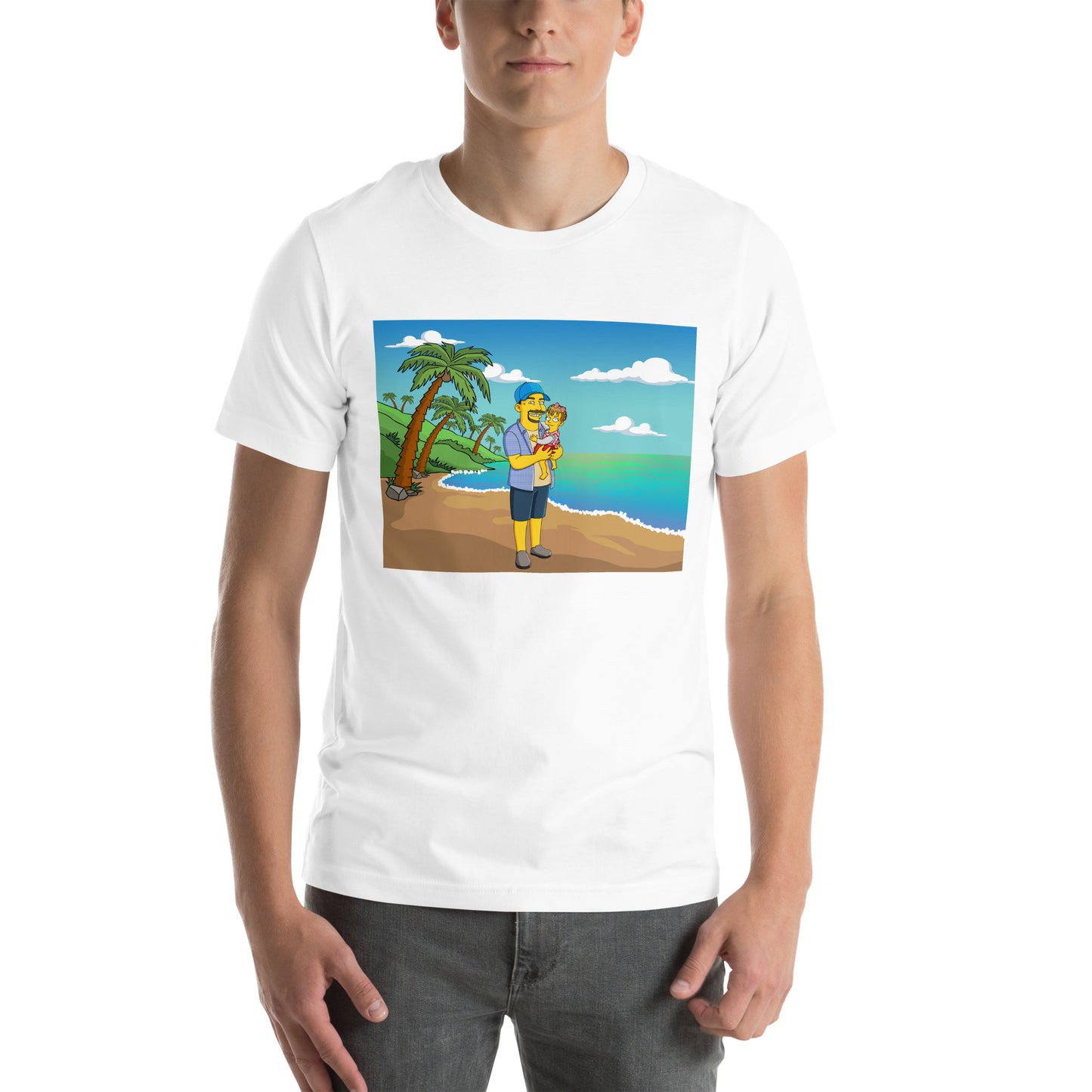 Custom Turned Yellow Portrait + T-Shirt
